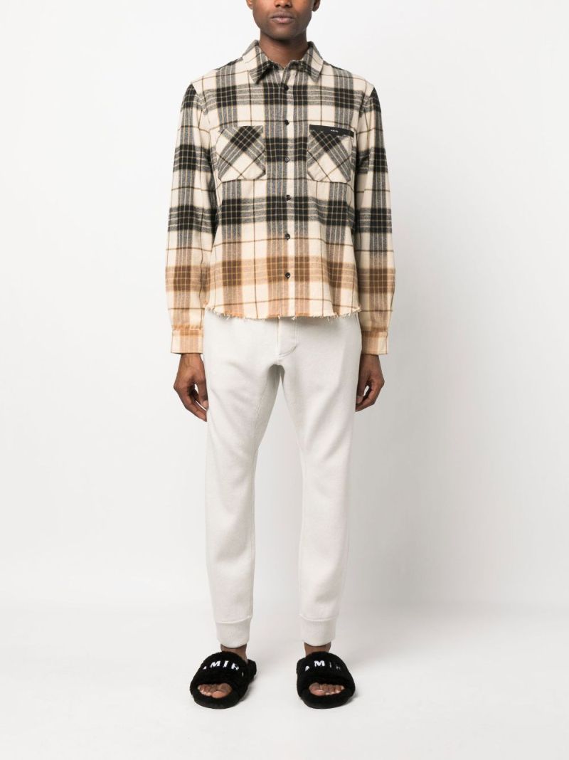 Multicolour Dip Dye Check Shirt