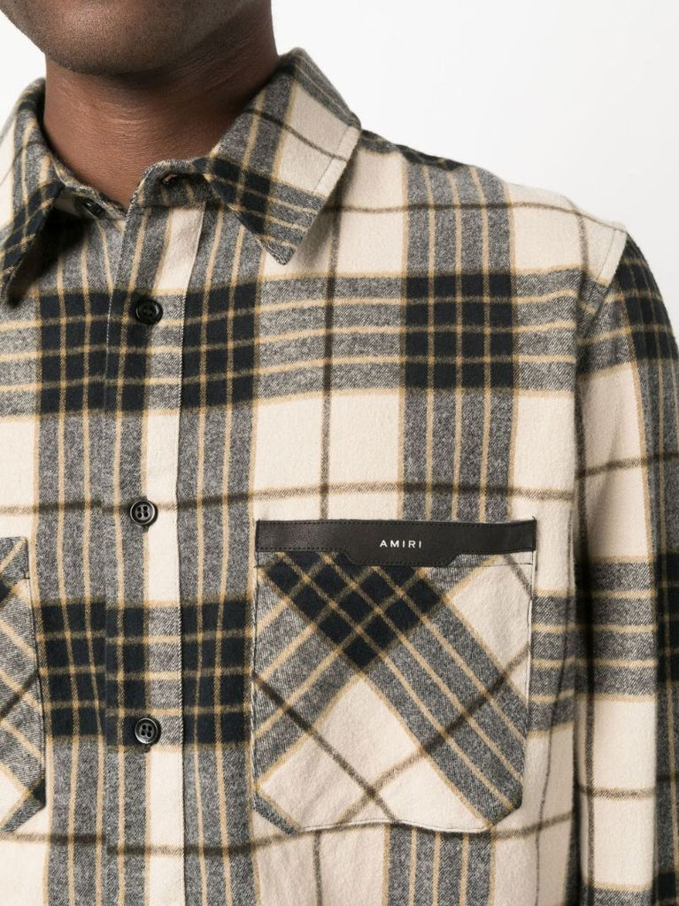 Multicolour Dip Dye Check Shirt