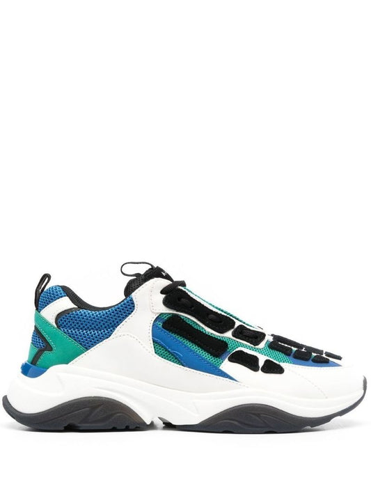 White Bone Runner Panelled Sneakers