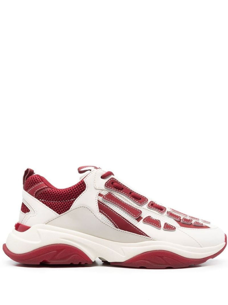 Red Bone Runner Panelled Sneakers