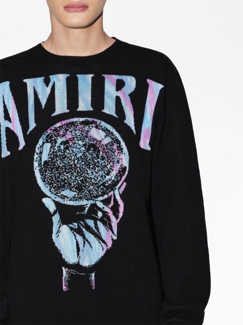 Black Logo Jacquard Jumper
