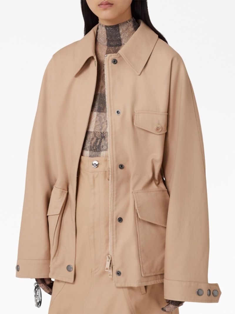 Neutral Oversized Cotton Jacket