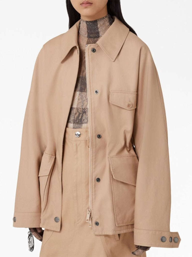 Neutral Oversized Cotton Jacket