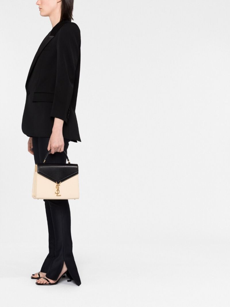 Black Casandra Top Handle Bag