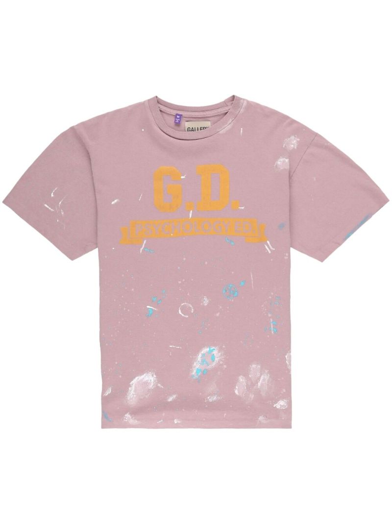 Purple Graphic Print T-shirt