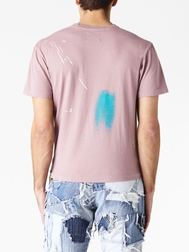 Purple Graphic Print T-shirt