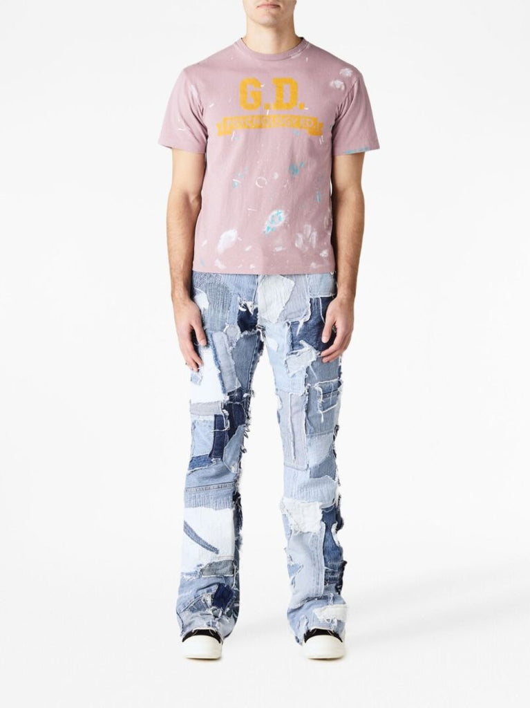 Purple Graphic Print T-shirt