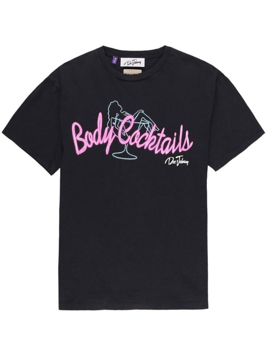 Black Graphic Print T-shirt