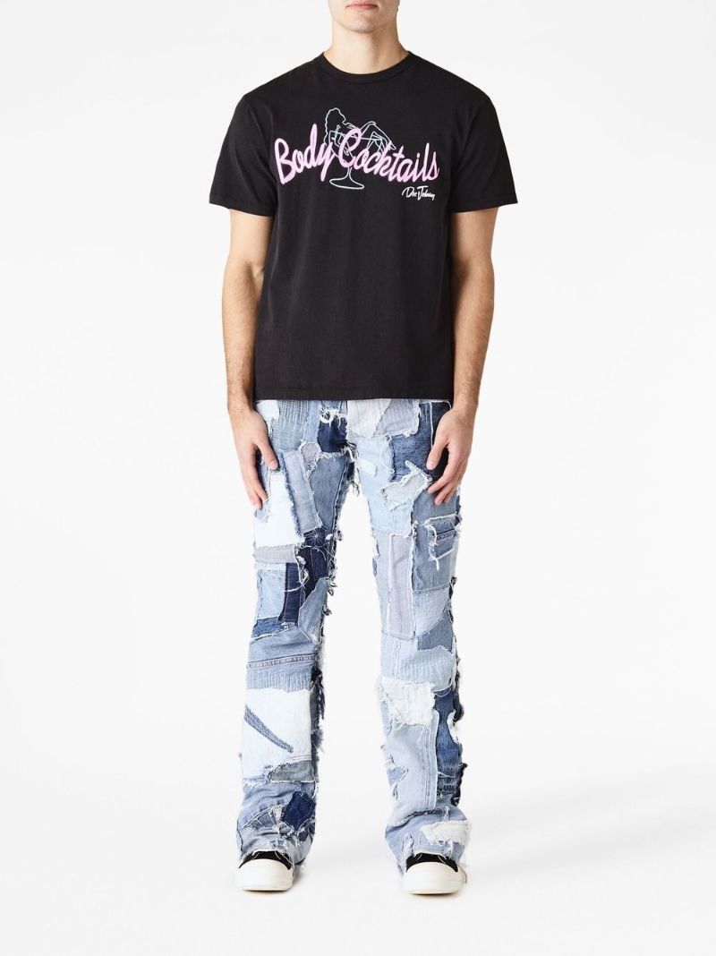 Black Graphic Print T-shirt
