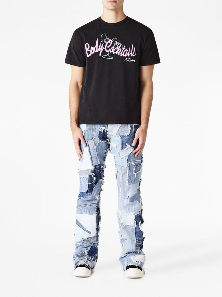 Black Graphic Print T-shirt