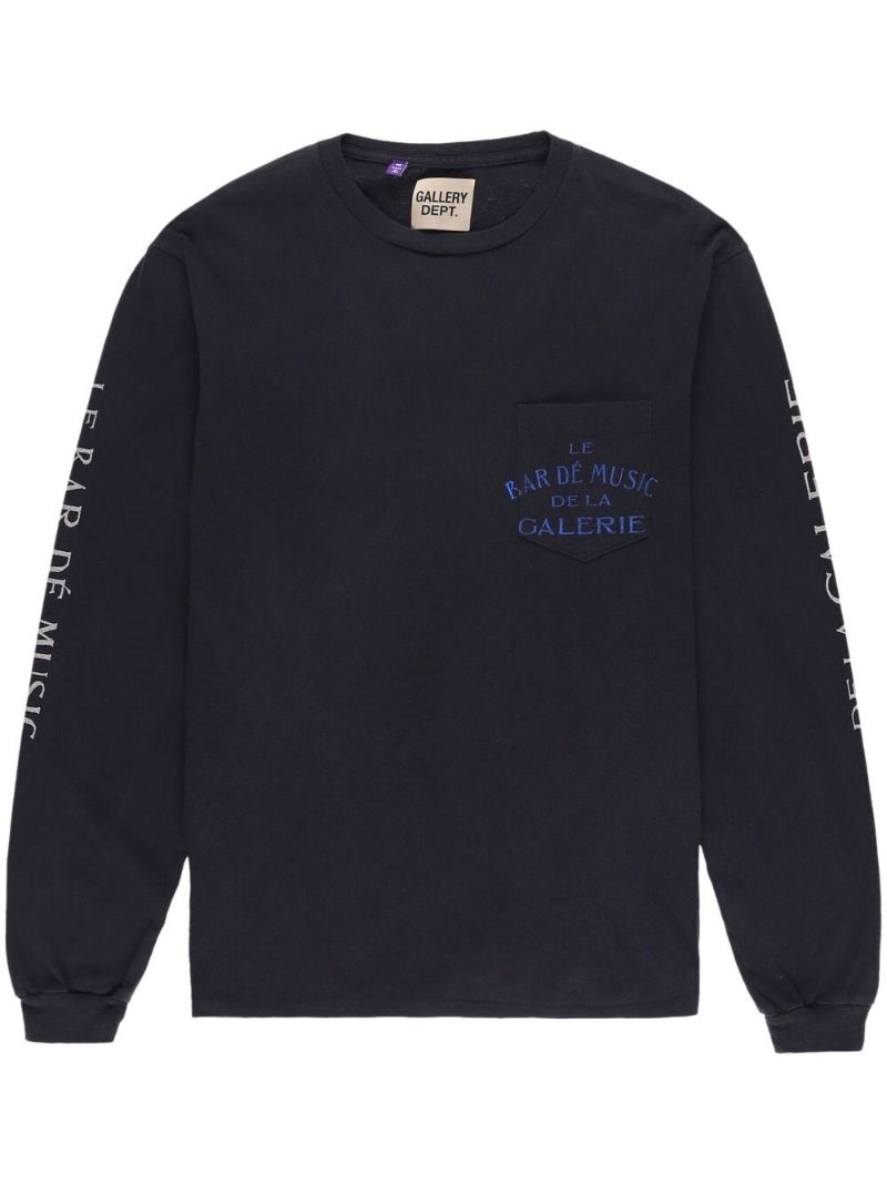 Blue Graphic Print Sweatshirt