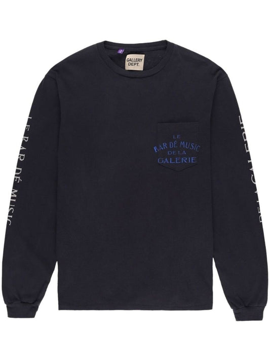 Blue Graphic Print Sweatshirt