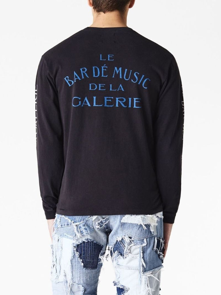 Blue Graphic Print Sweatshirt