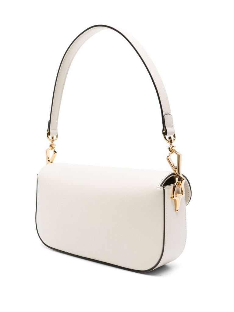 White Horsebit 1955 Leather Shoulder Bag
