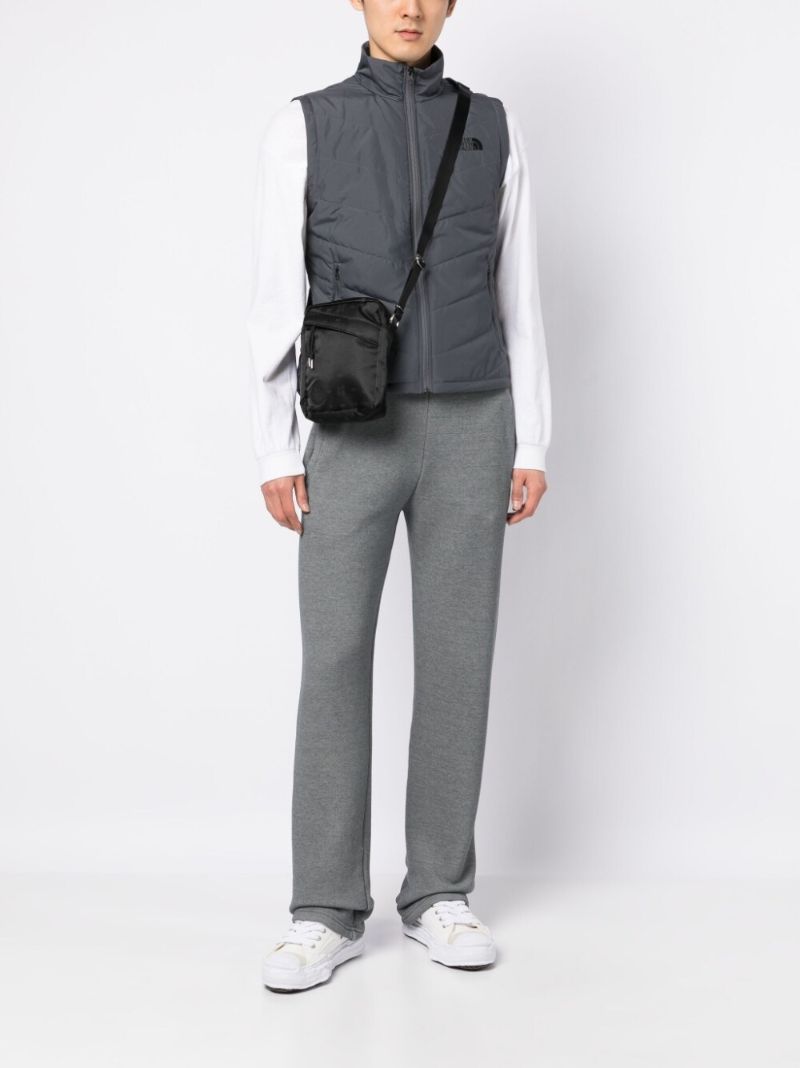Black Monogram Pattern Shoulder Bag