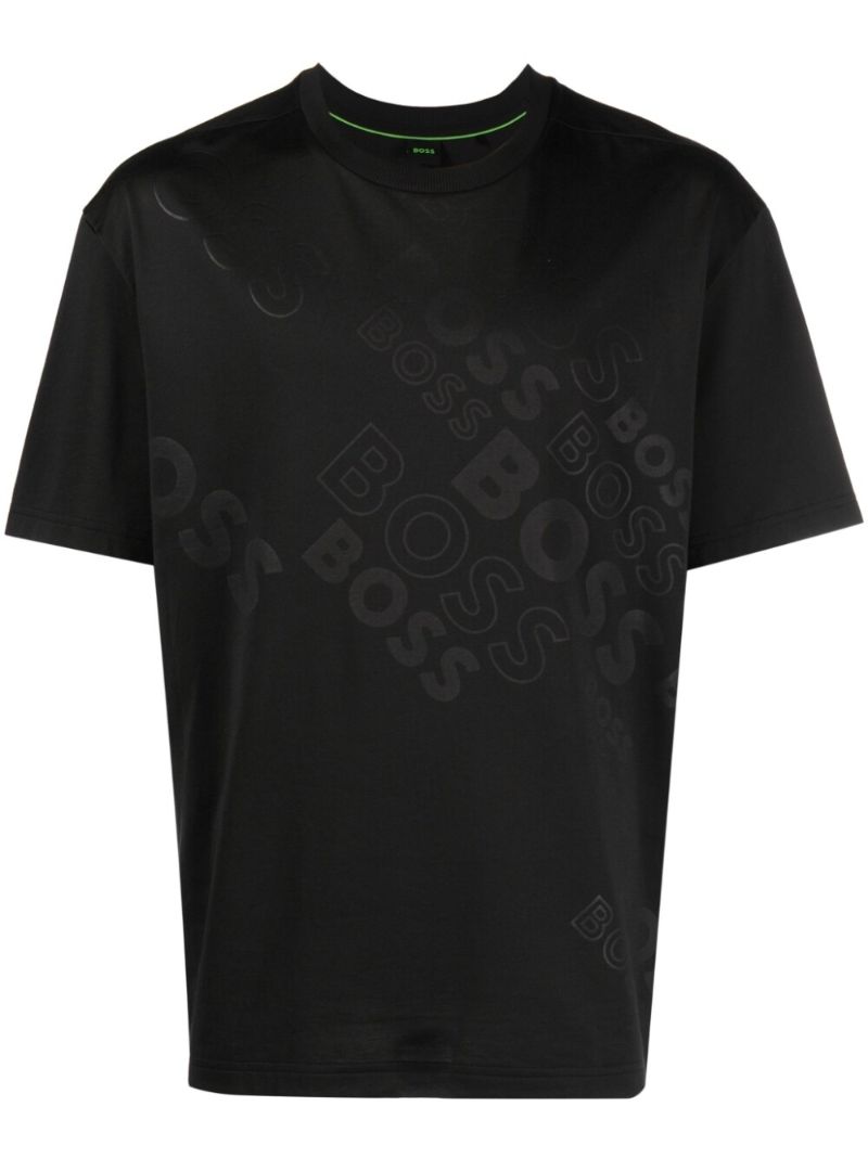 Black Logo-print T-shirt