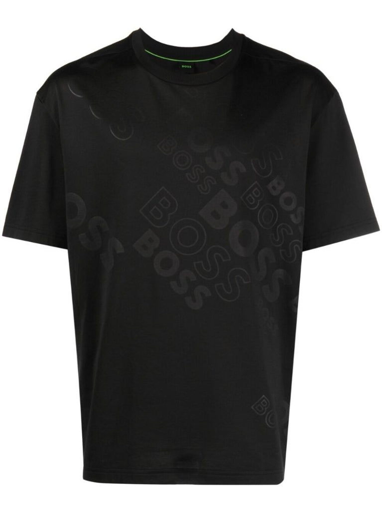 Black Logo-print T-shirt