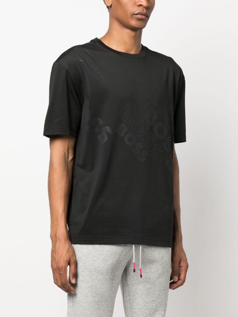Black Logo-print T-shirt