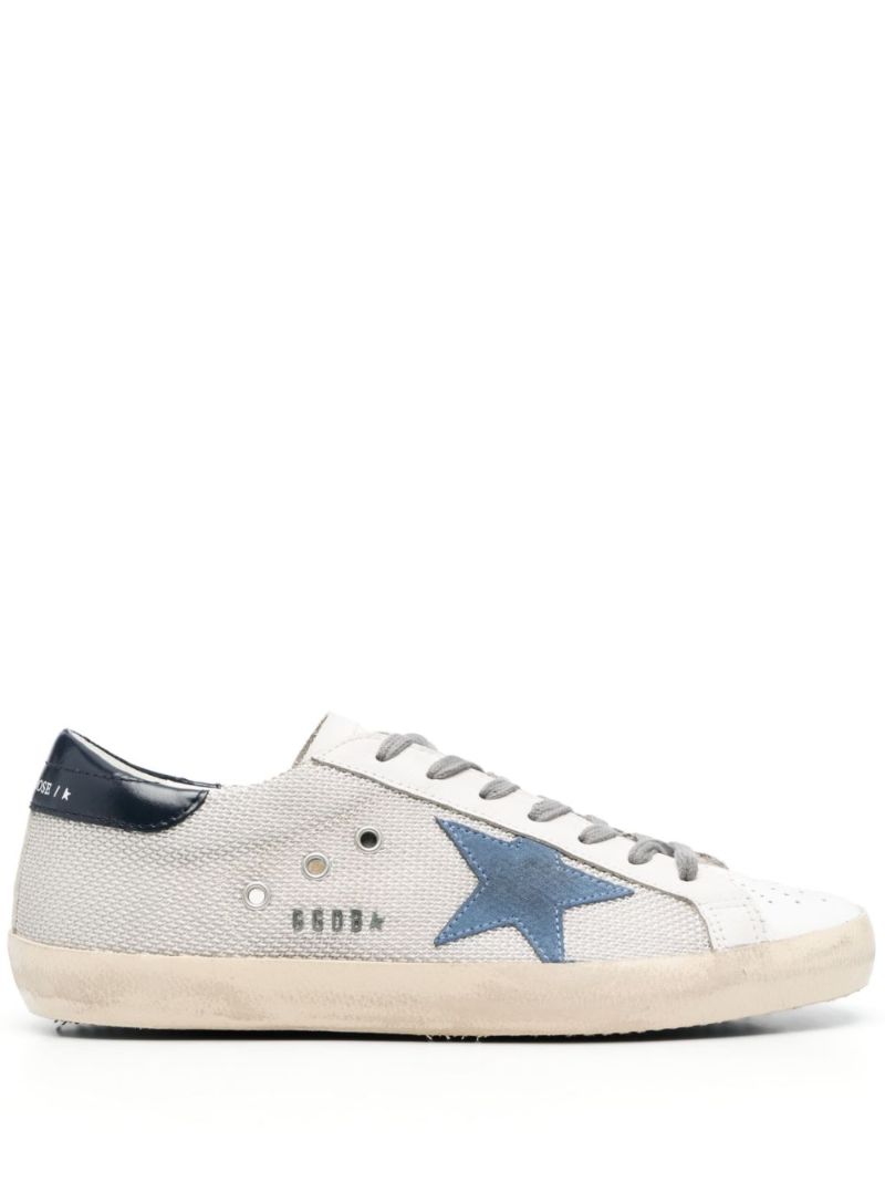 White Super-star Leather Sneakers