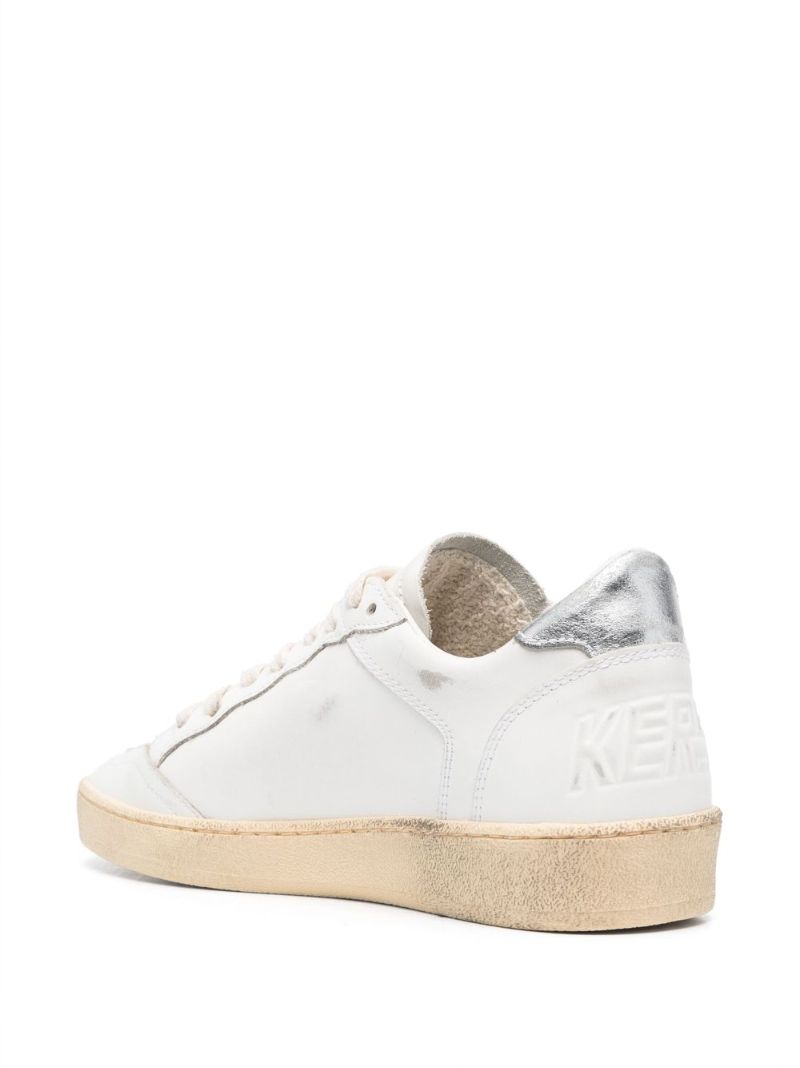 White Ball Star Leather Sneakers