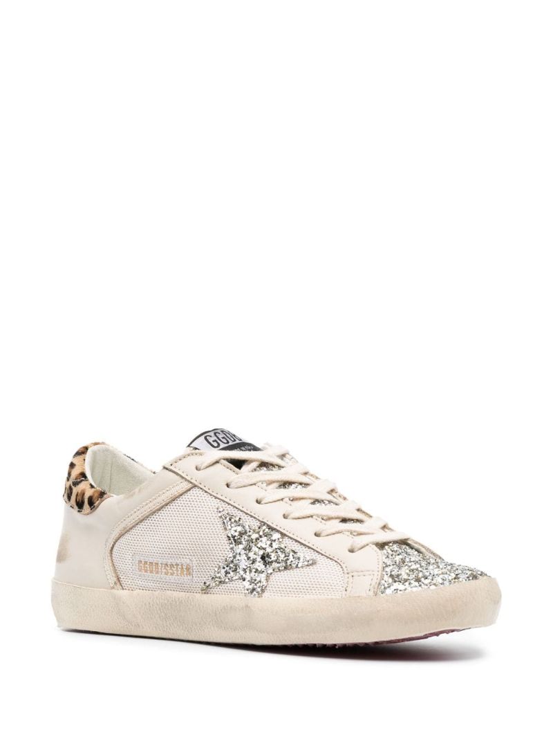 Neutral Super-star Leather Sneakers