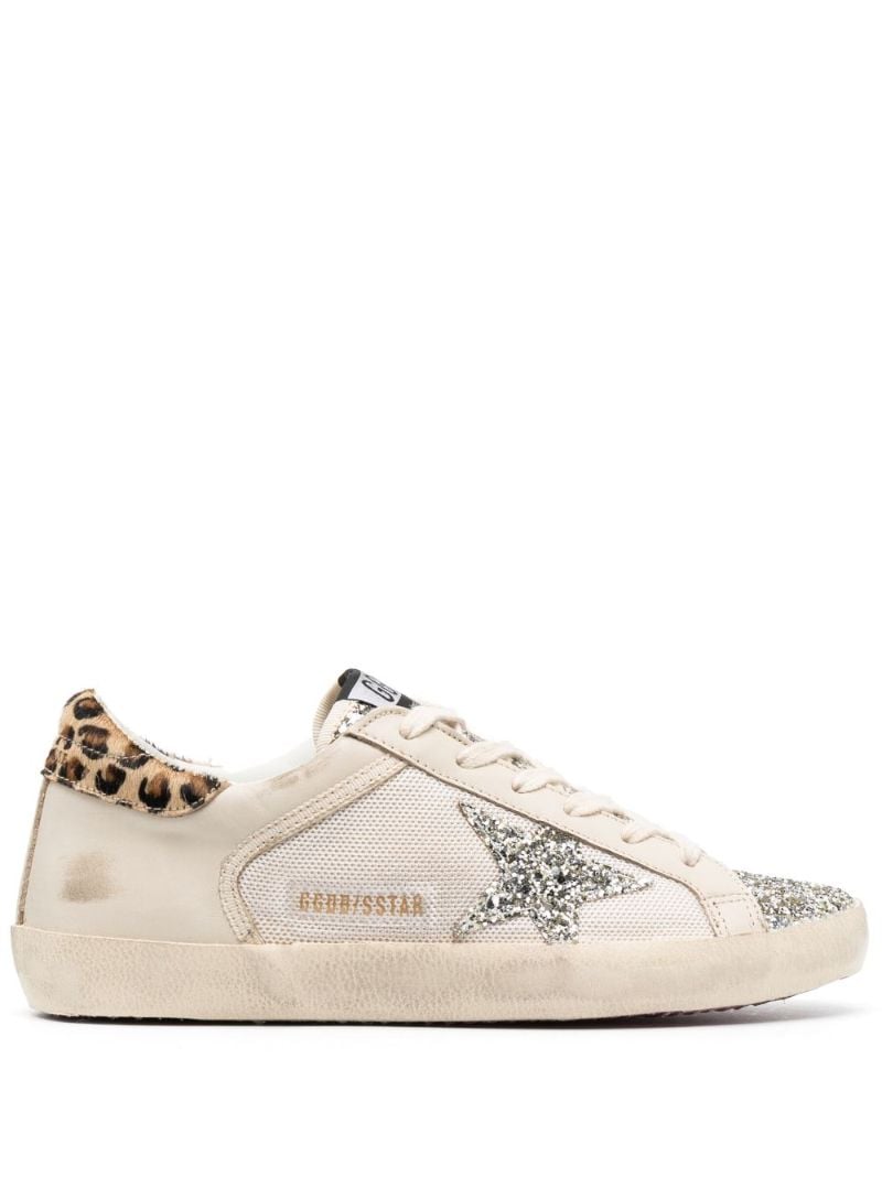Neutral Super-star Leather Sneakers