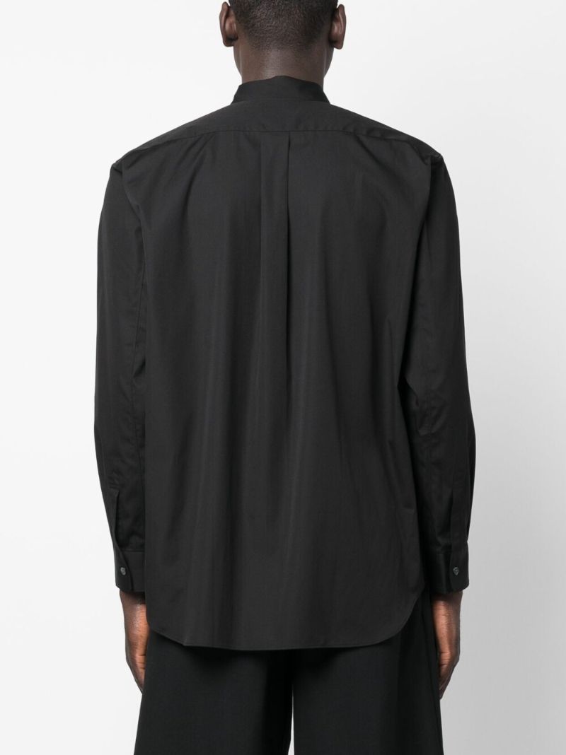 Black Button Up Cotton Shirt