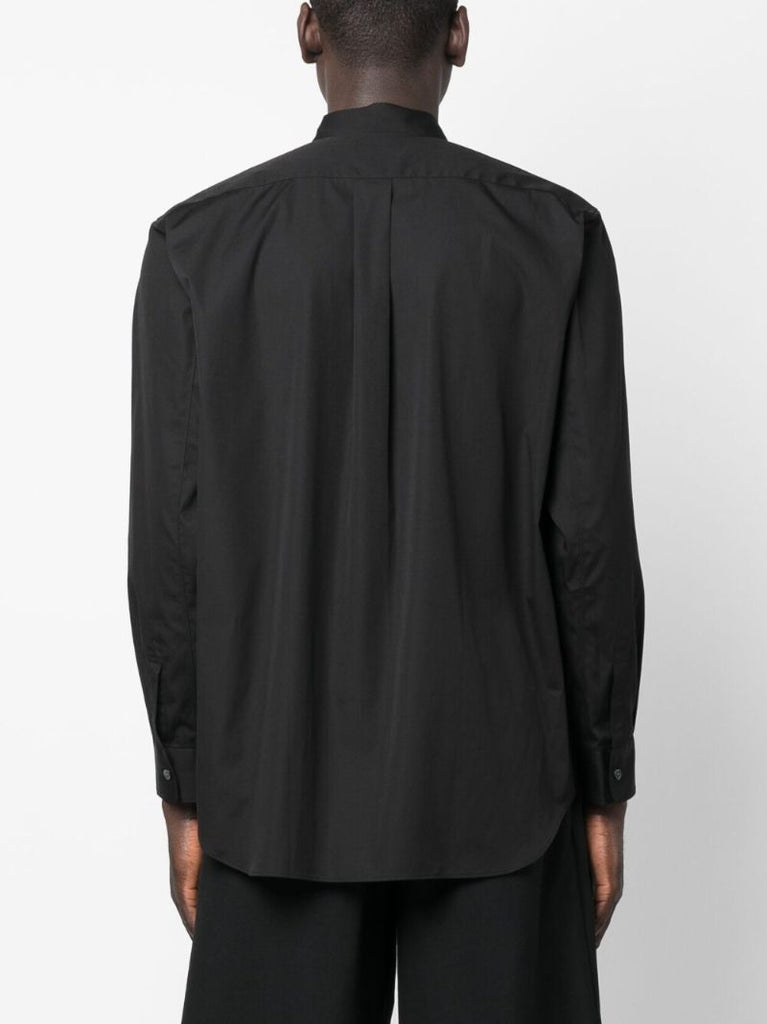 Black Button Up Cotton Shirt