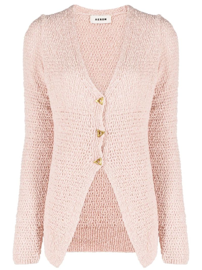 Pink Sylvie Organic Cotton Cardigan