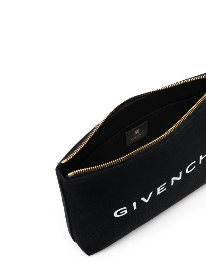 Black Logo-print Travel Pouch