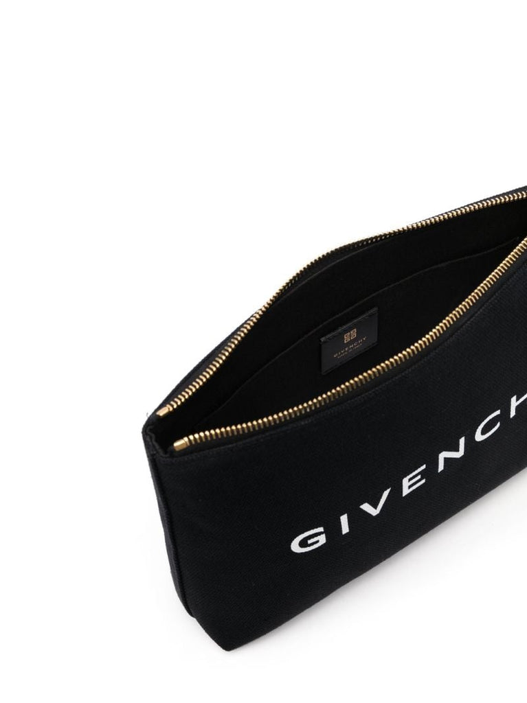 Black Logo-print Travel Pouch