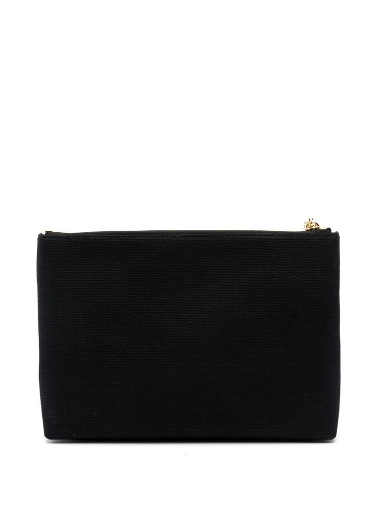 Black Logo-print Travel Pouch