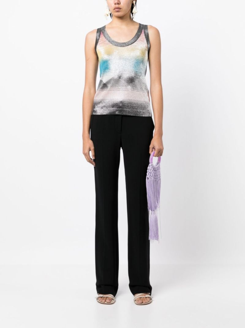 Multicolour Space Dye Knit Tank Top