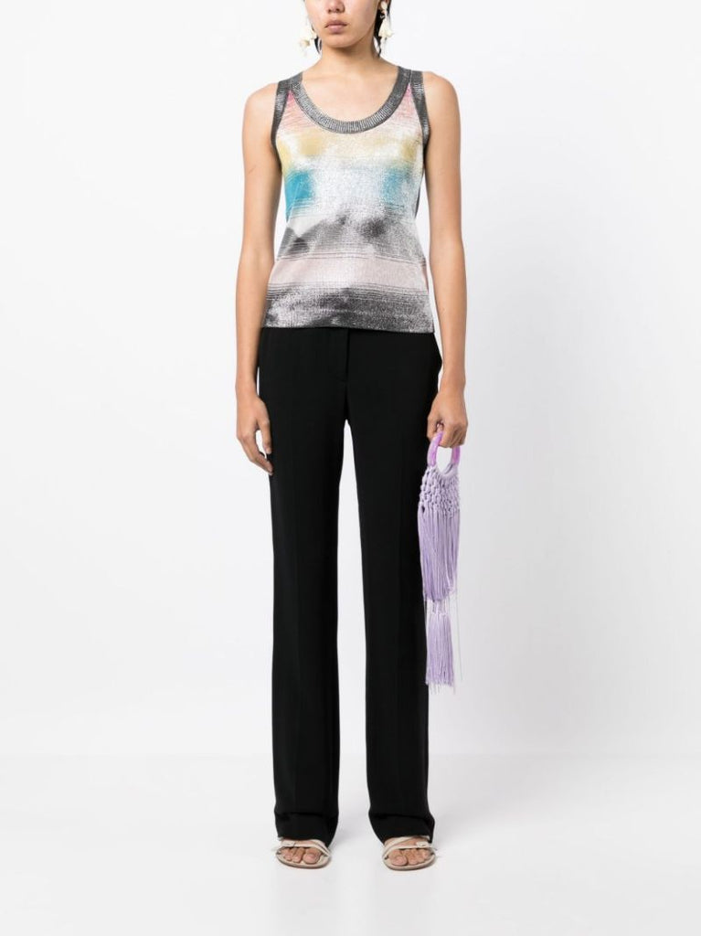 Multicolour Space Dye Knit Tank Top