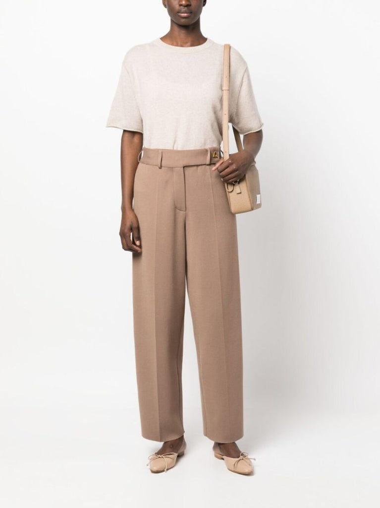 Brown Madeleine Knitted Trousers