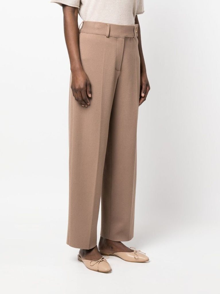 Brown Madeleine Knitted Trousers