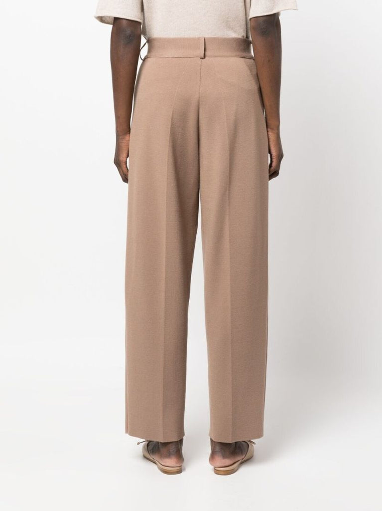 Brown Madeleine Knitted Trousers