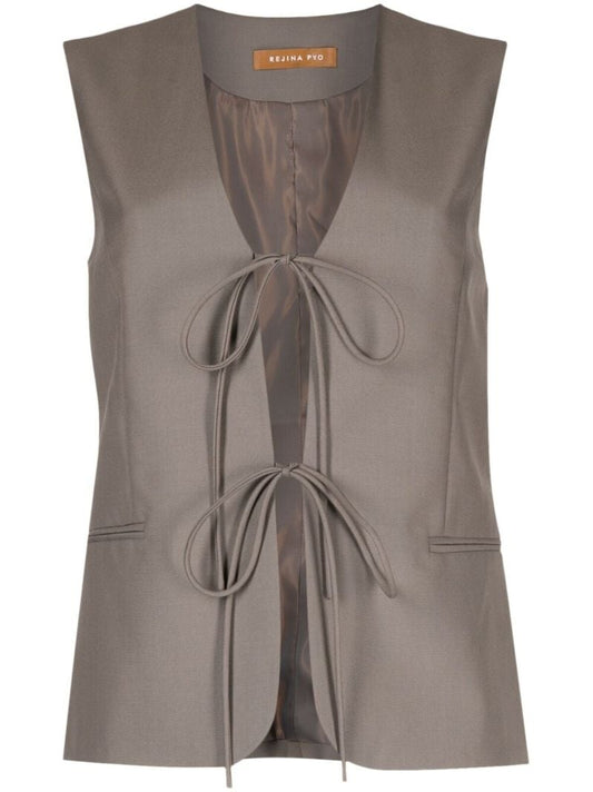 Grey Kit Wool Vest