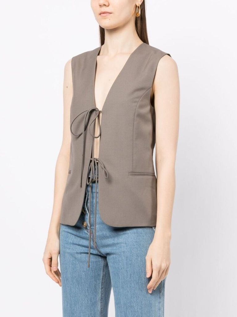 Grey Kit Wool Vest