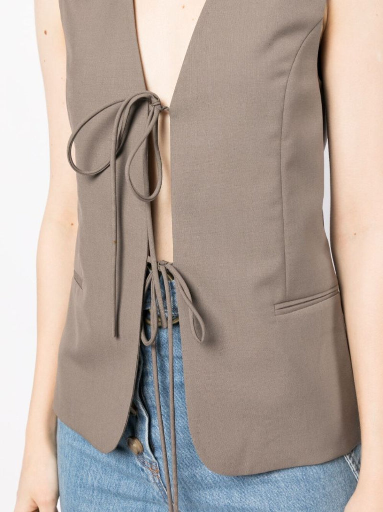 Grey Kit Wool Vest