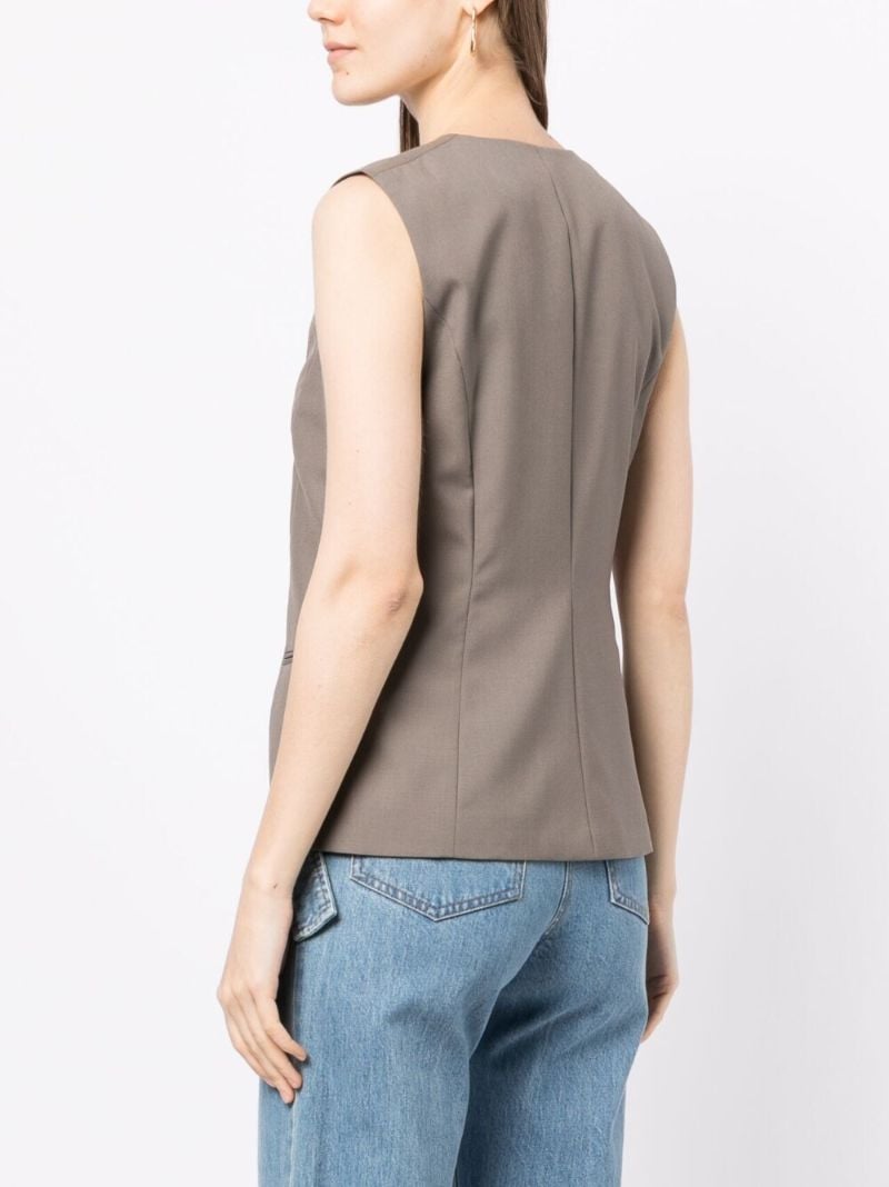 Grey Kit Wool Vest