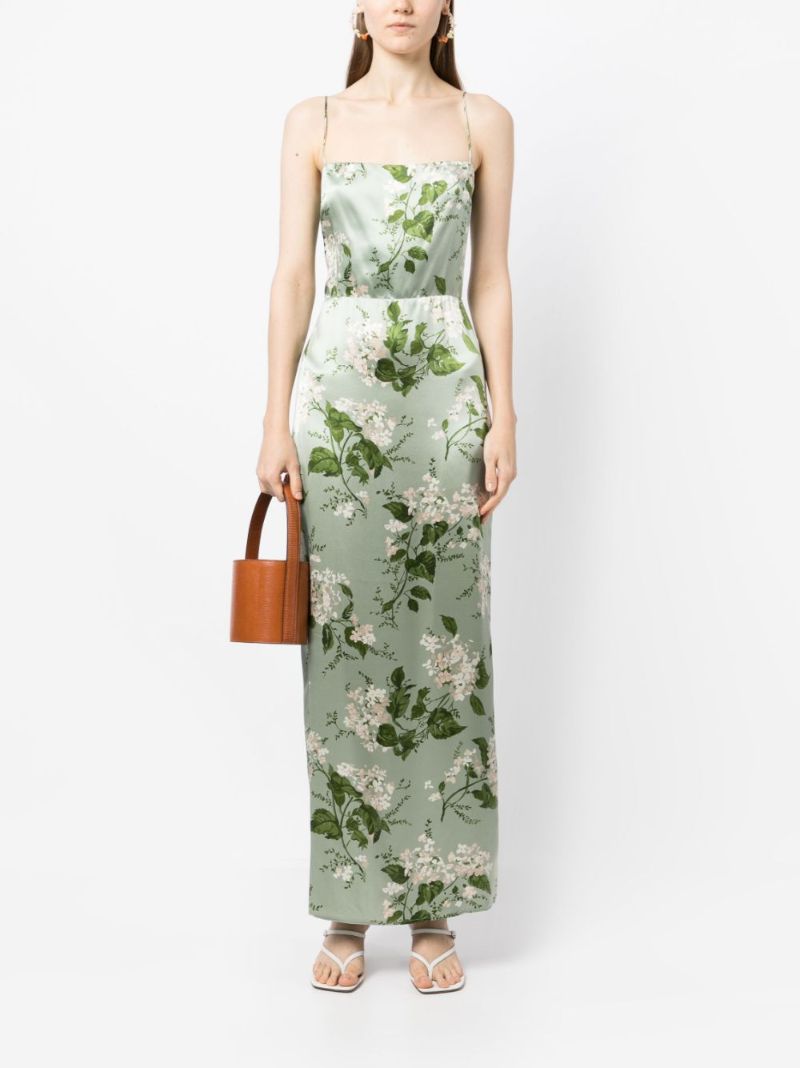 Green Frankie Floral Print Dress
