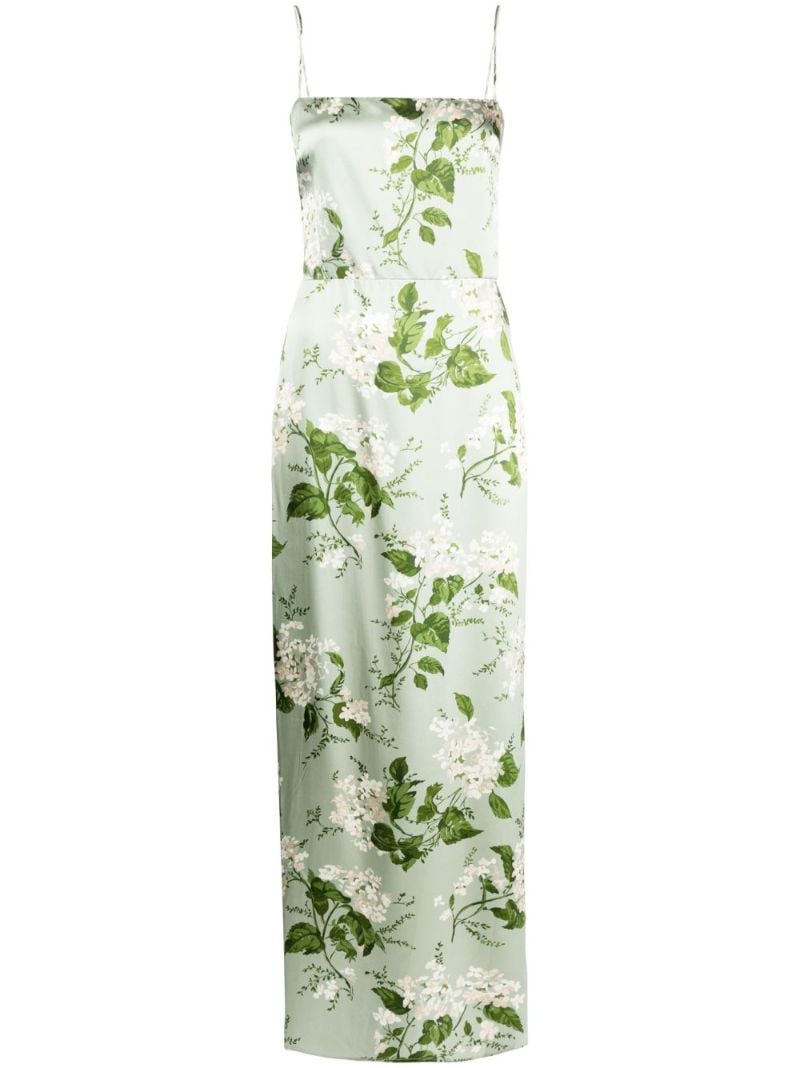 Green Frankie Floral Print Dress