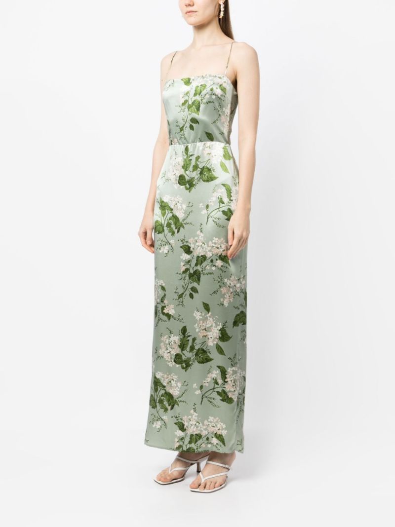 Green Frankie Floral Print Dress