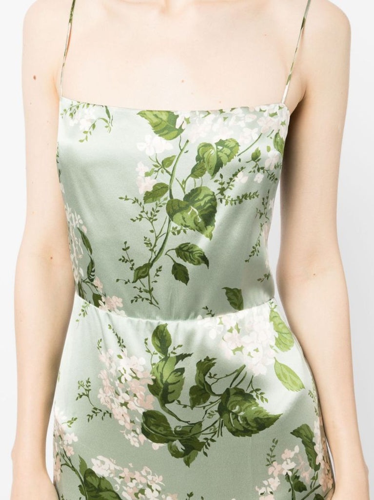 Green Frankie Floral Print Dress