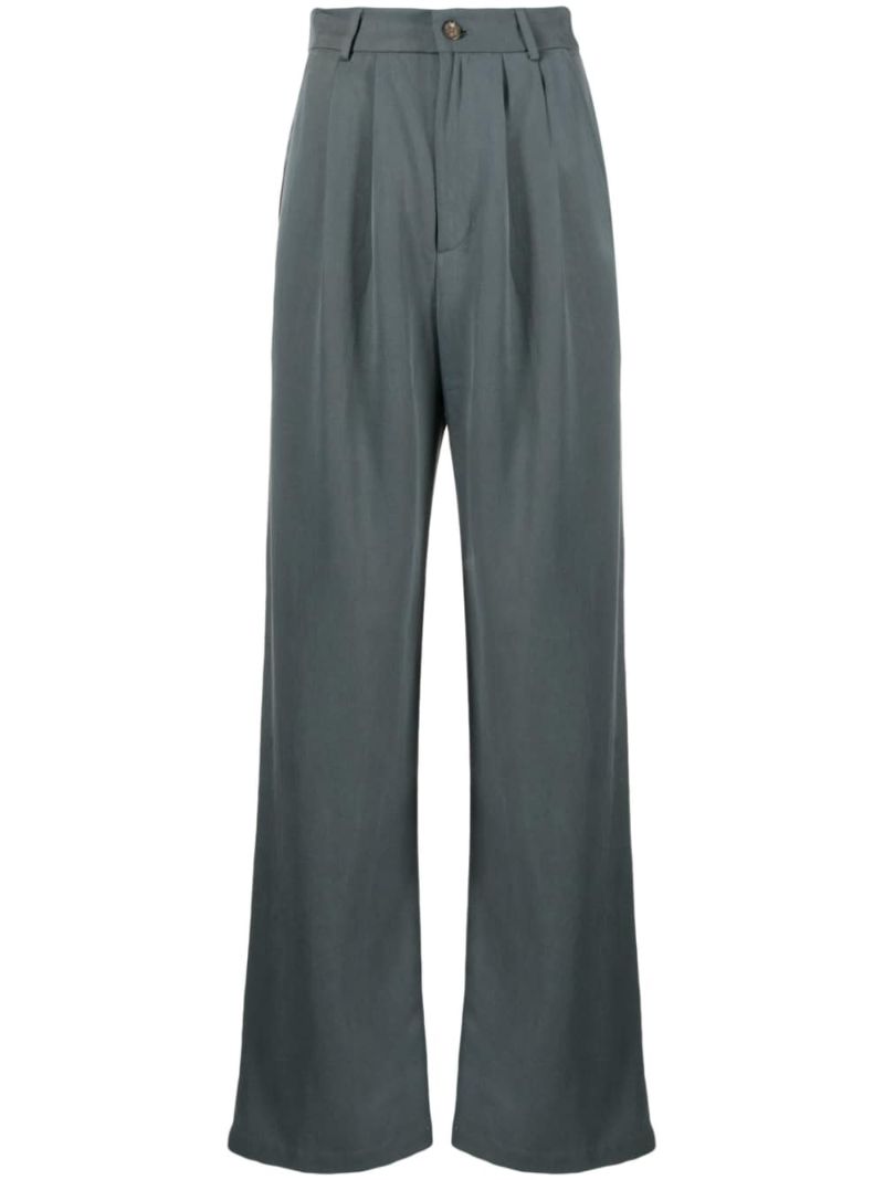 Grey Mason Wide-leg Trousers