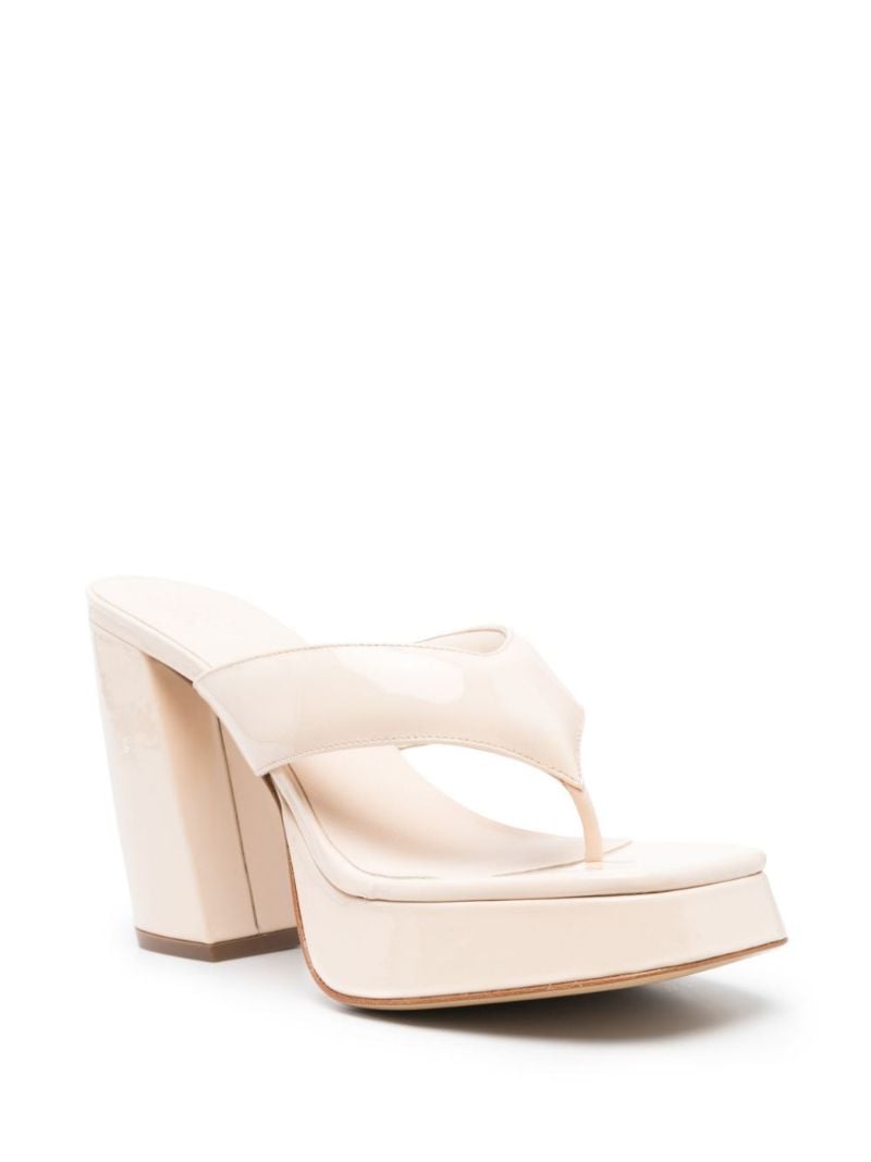 Neutral 110 Patent Leather Platform Sandals