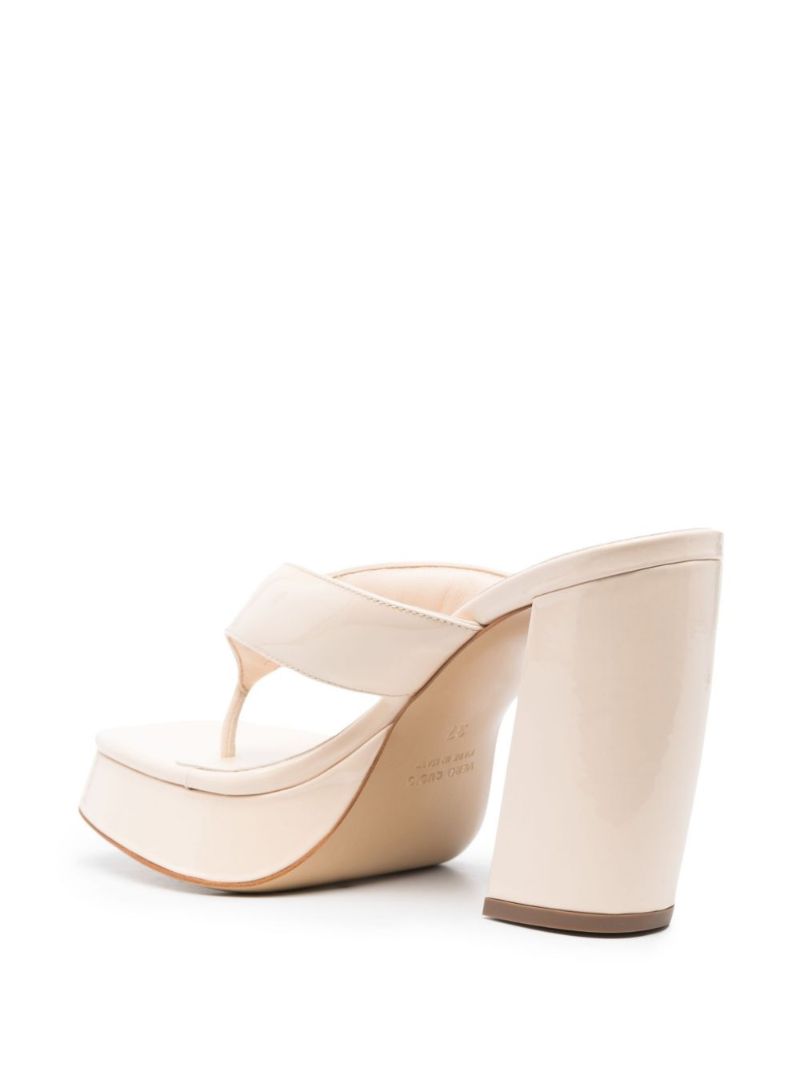 Neutral 110 Patent Leather Platform Sandals