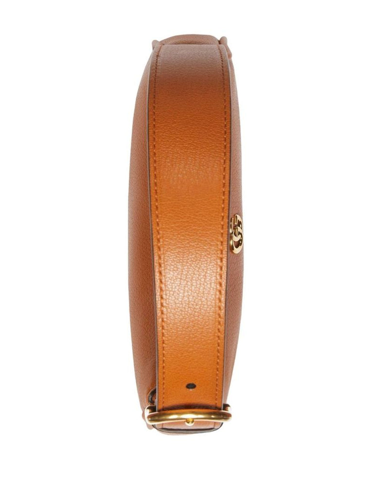 Brown Aphrodite Leather Shoulder Bag