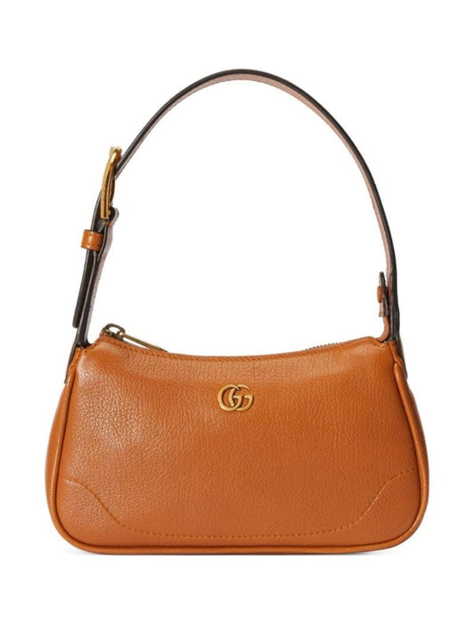 Brown Aphrodite Leather Shoulder Bag